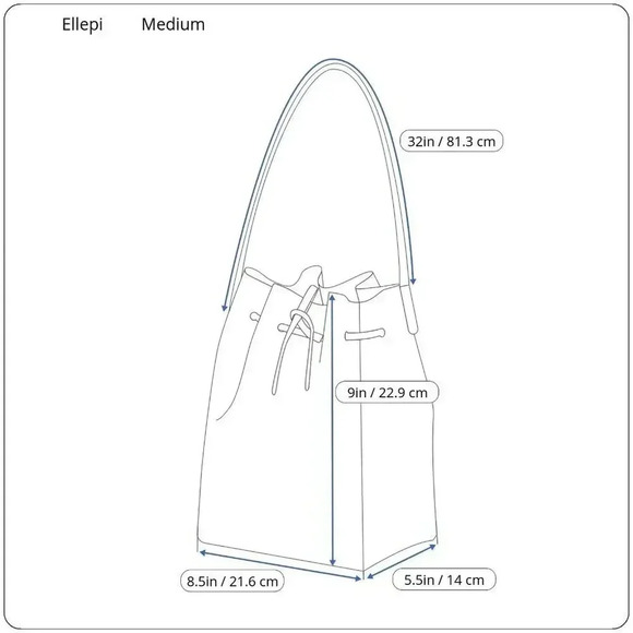 Ellepi Patchwork Bag Brown Leather Retro Purse Classic Shoulder Bag Braided NEW - Picture 7 of 7